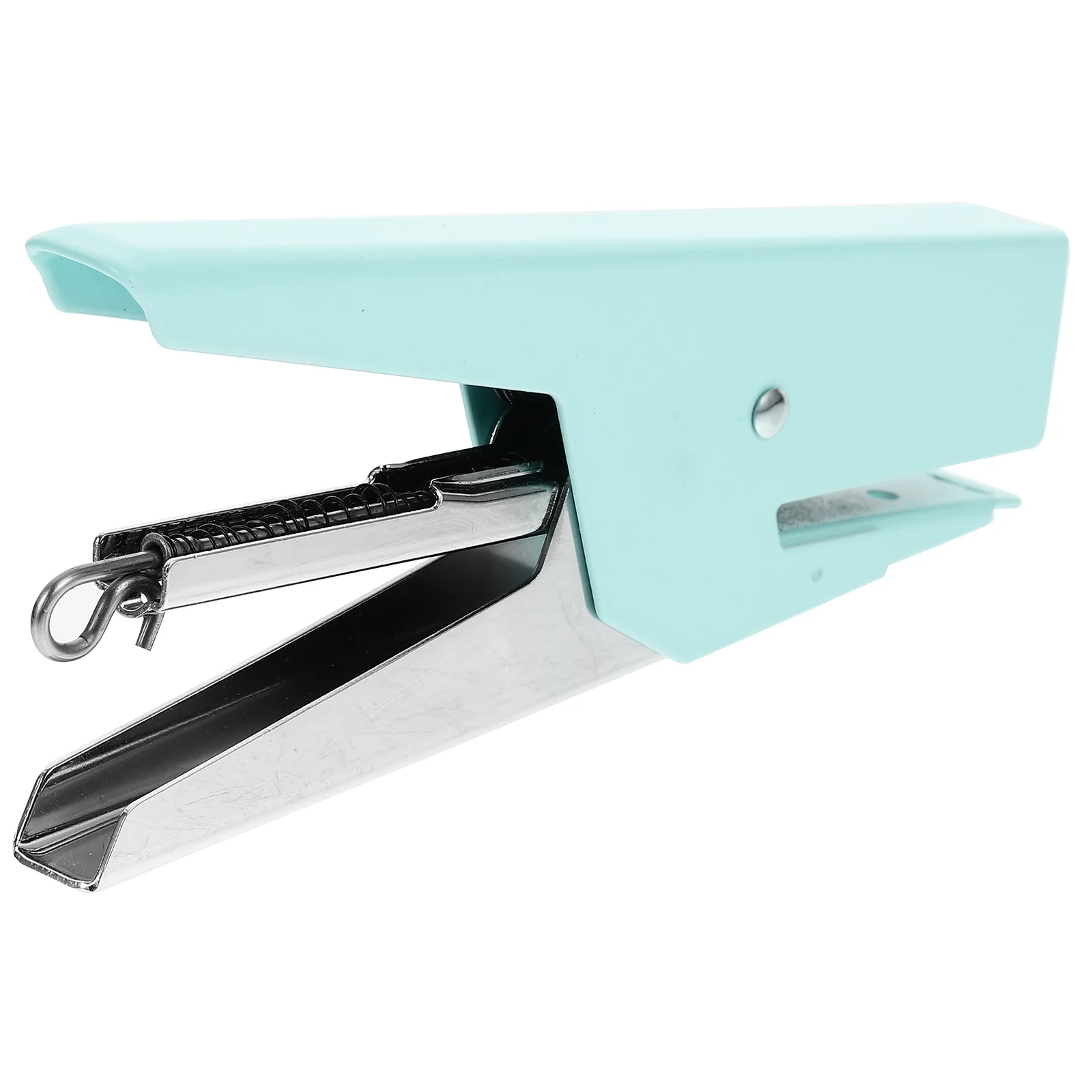 

Portable Handheld Metal Stapler for Students and Professionals Strong Mechanism Large Capacity Non Slip Feet Elegant Look