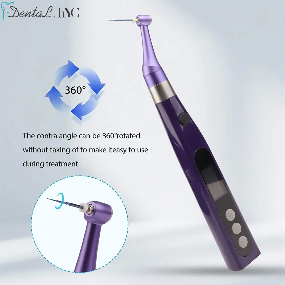 

Dental Wireless Endo Motor 16:1 Contra Angle Endodontic Treatment Root Canal Therapy Equipment 10 Kinds Memory Set For selection