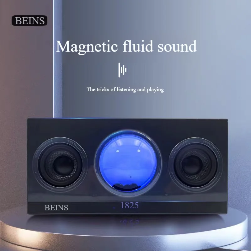 Cutting-Edge Magnetic Fluid Speaker Clock: A High-Tech Desktop Accessory, Latest Innovation in Timekeeping and Audio