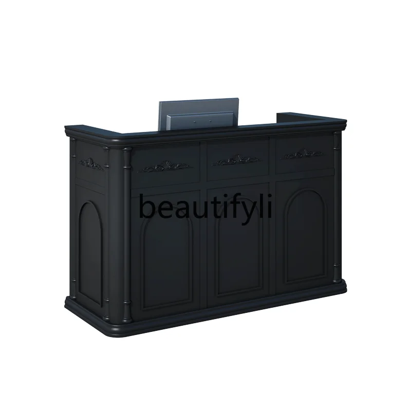 

Checkout page Jane Europe High-end Beauty Club Store Bar Nail Art Front Desk Cosmetics Store Clothing Store Reception Desk