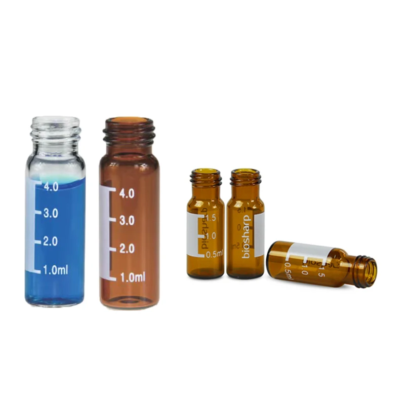 2/4ml Biosharp Vials Science Lab Vials Guaranteed Autosampler Grab, Compatible with Various Model Autosamplers(without cover)