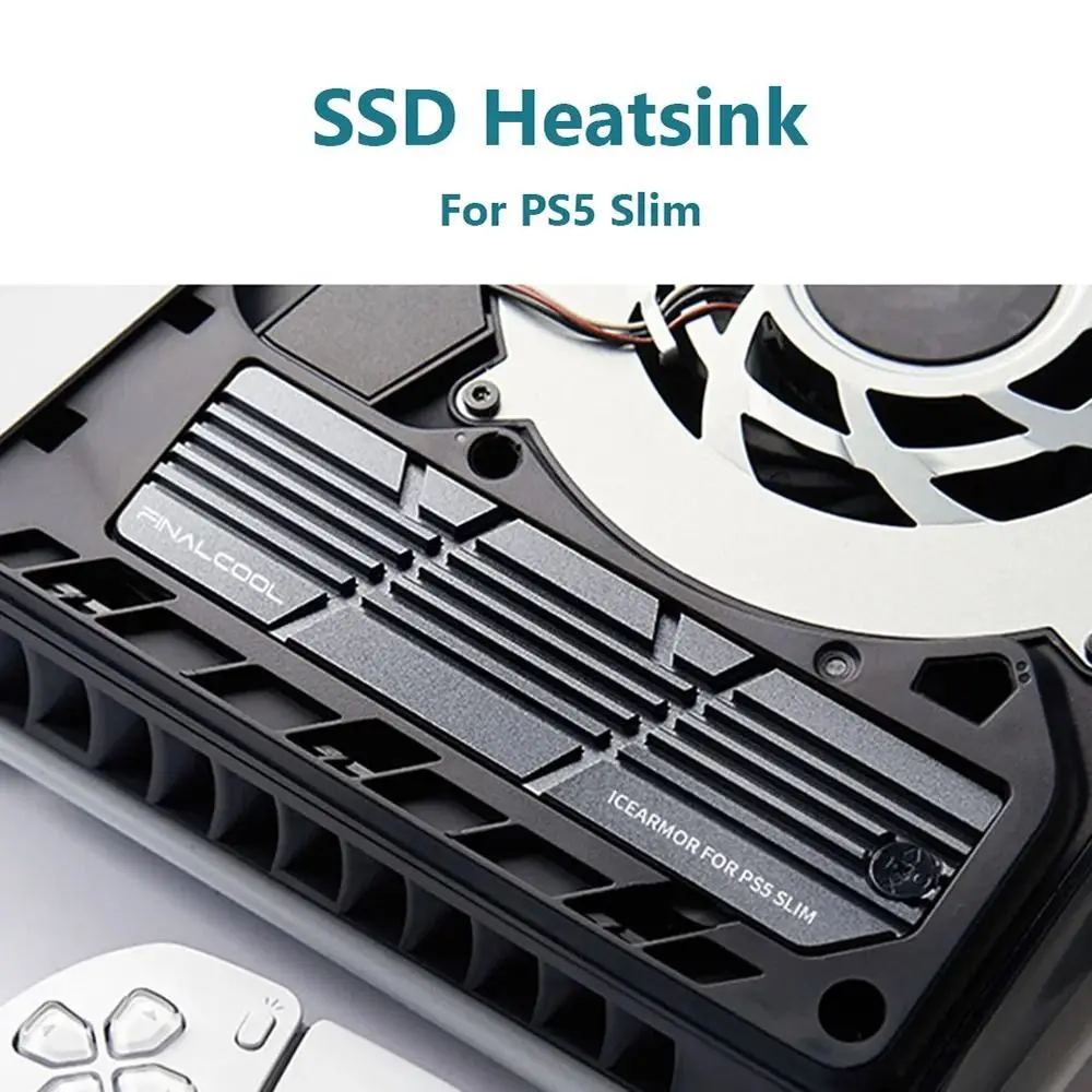 Professional Aluminum Alloy SSD Heat Sink Heatsink Cooling NVMe SSD Radiator SSD Cooler for PS5 slim/ PS5 Pro