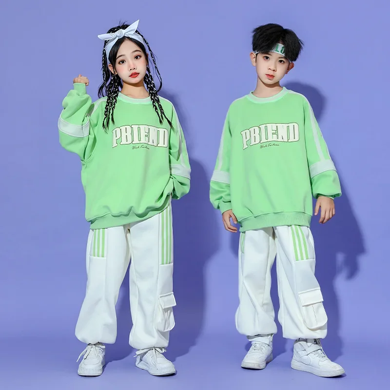 Children's Hip Hop Fashion Clothing Hip Hop Jazz Children's Clothing Male Female Same Style Drum Performance Set