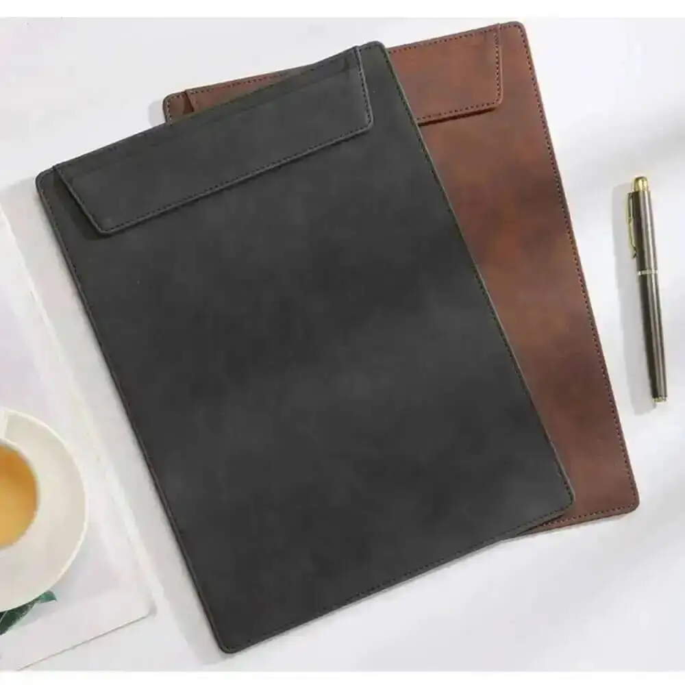 A4 PU Leder Magnetische Datei Dokument Papier Organizer Zwischenablage Ordner Büro Schule Schreibblock Menü Zeichen Halter Clip Board – Detail 2