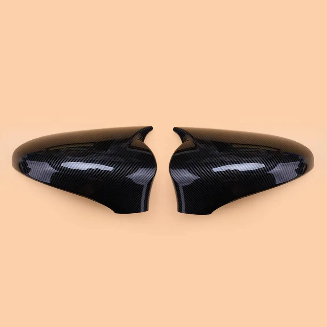 

1 пара передних наружных боковых зеркал заднего вида из углеродного волокна, декоративная накладка, подходит для Lexus IS200 IS250 IS300 IS350 2014-2020