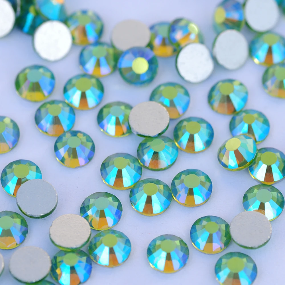 PUBRILEX Effektfarben Nicht-Hotfix Strasssteine Alle Größen Glänzend 2000NOHF Strass für Kleidung, Nagelkunst, Schmuck, Kleiderzubehör – Detail 8