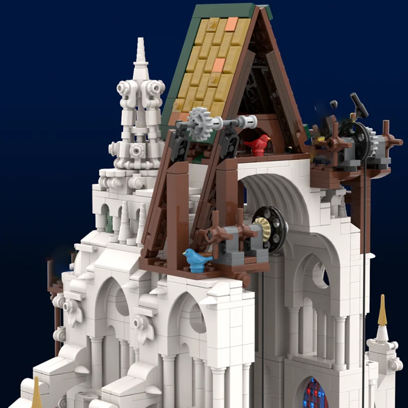 City Building Model Moc Bricks Medieval Construction Sites Technology Modular Blocks Gifts Construstion Toys DIY Sets Assembly