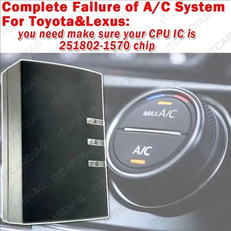 ThinkElk ToyoAC Mcu Flash FOR Toyota Ecu Flash Programming Tool Read Write for DENSO Air Conditioner Computer Boards for Toyota