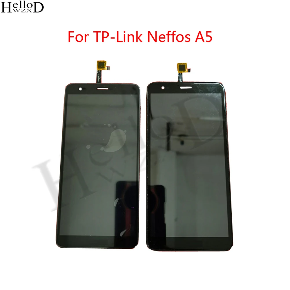 

Phone For TP-Link Neffos A5 TP7032A/C LCD Display With Touch Screen Digitizer Panel Mobile Lens Sensor Repair Parts Frame