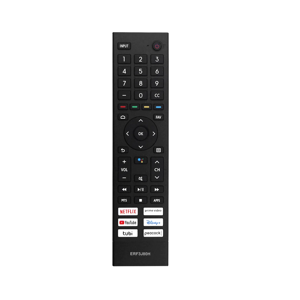 

Replace ERF3J80H Universal Remote for All 4K UHD Android Smart TV A6G U6G U8G 75A6G 70A6G 43A6G 55U68G 75U68G