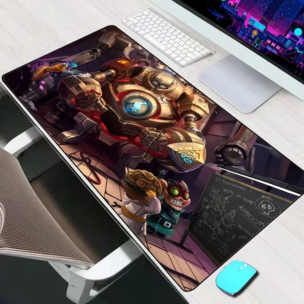 League of Legends Heimerdinger Large Mouse Pad Gaming Accessories Mouse Mat XXL Keyboard Mat PC Gamer Desk Pad Computer Mousepad