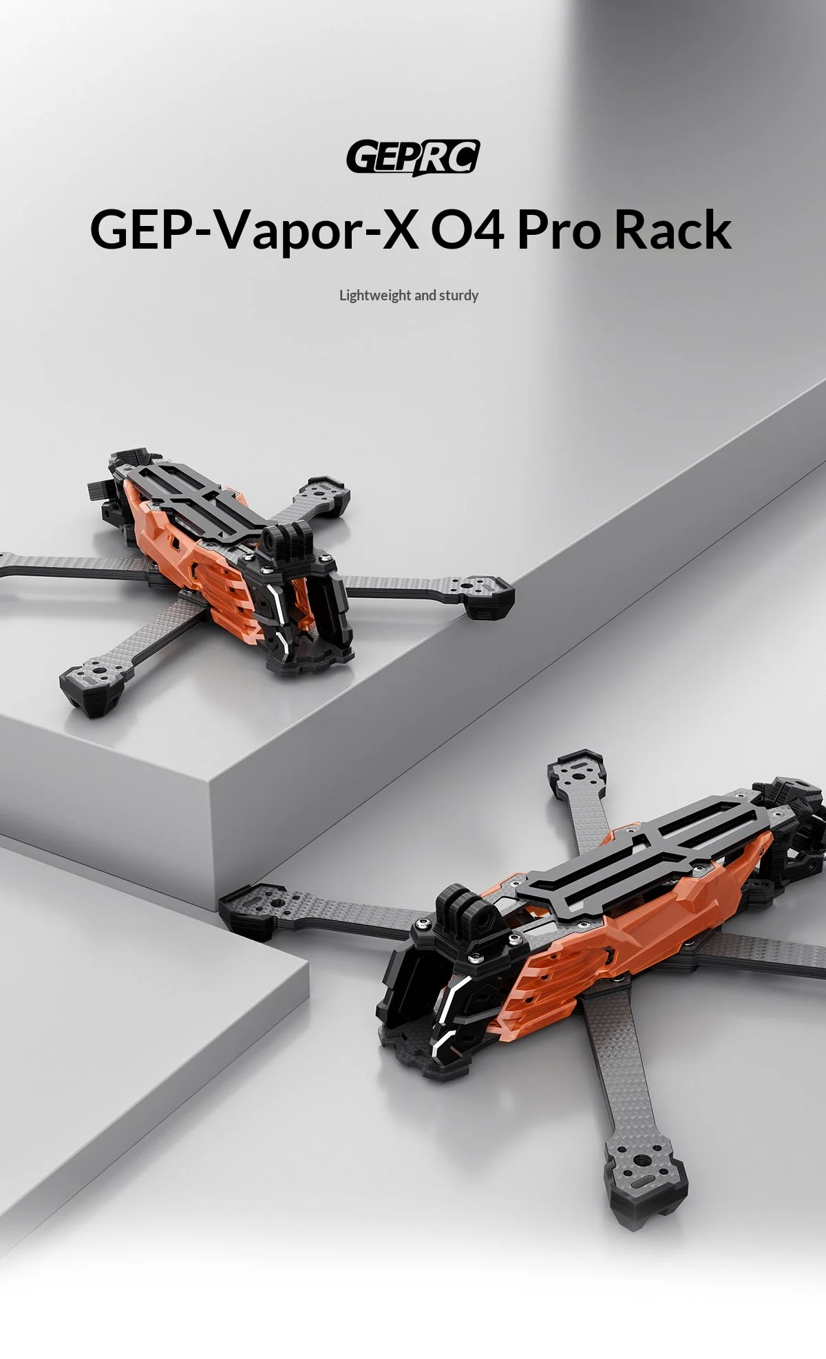 GEPRC Vapor X6 O4 Pro 6 Zoll Freestyle-Rahmen – für DJI O4 Air Unit, Langstrecken-FPV-Drohnen-Kit (Sturzresistent) – Detail 3