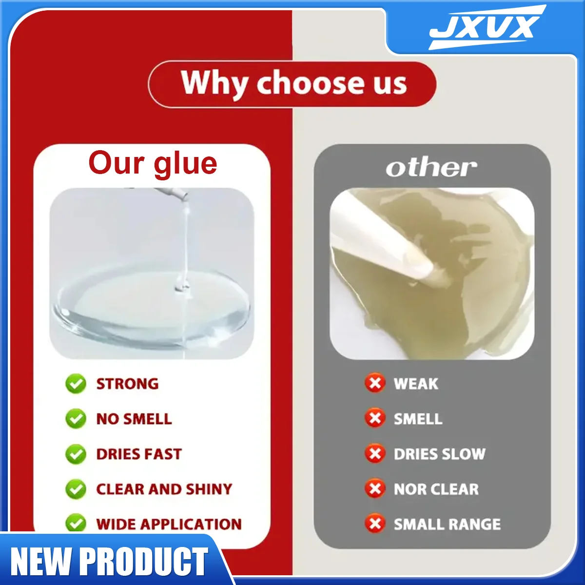 JXVX 20/35/50g غراء زيتي عالي المقاومة للحام، غراء فائق عالمي، غراء فوري قوي للراتنج والسيراميك والمعدن والزجاج، غراء فائق للاستخدام العام #4