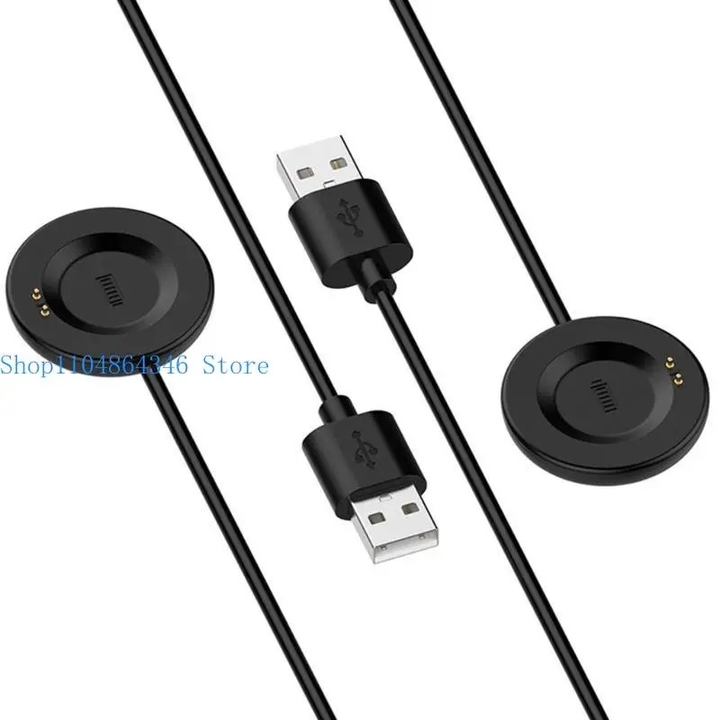 652F Portable Smartwatch Charging Cable 100Cm Soft TPU Wire Build In Power Protect Fast Charging  for iTECH 2/3