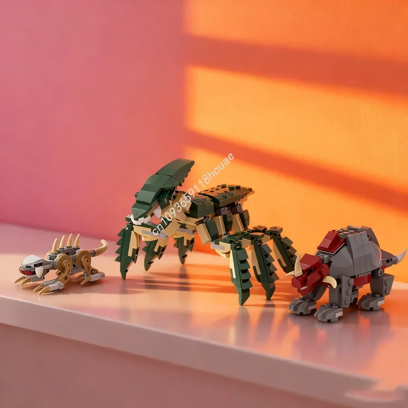 

442 шт. MOC SW Episode 2 Geonosian Arena Star Battle Модель Строительные блоки Игрушки DIY Креативный кирпич Детский Рождественский подарок на день рождения