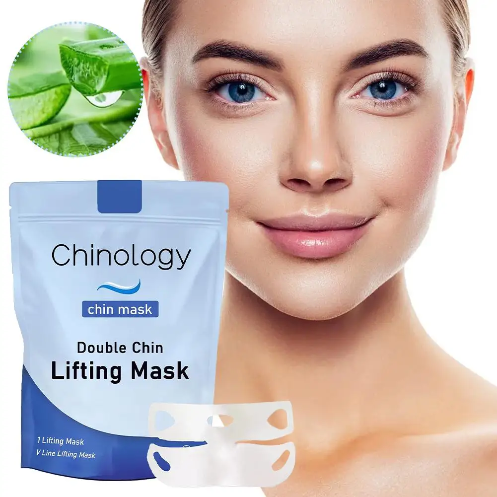Máscara de línea en V, correa adelgazante Facial, reductor de barbilla doble, cinturón de Estiramiento Facial, máscara Facial adelgazante en forma de V, 1/3/5 Uds.