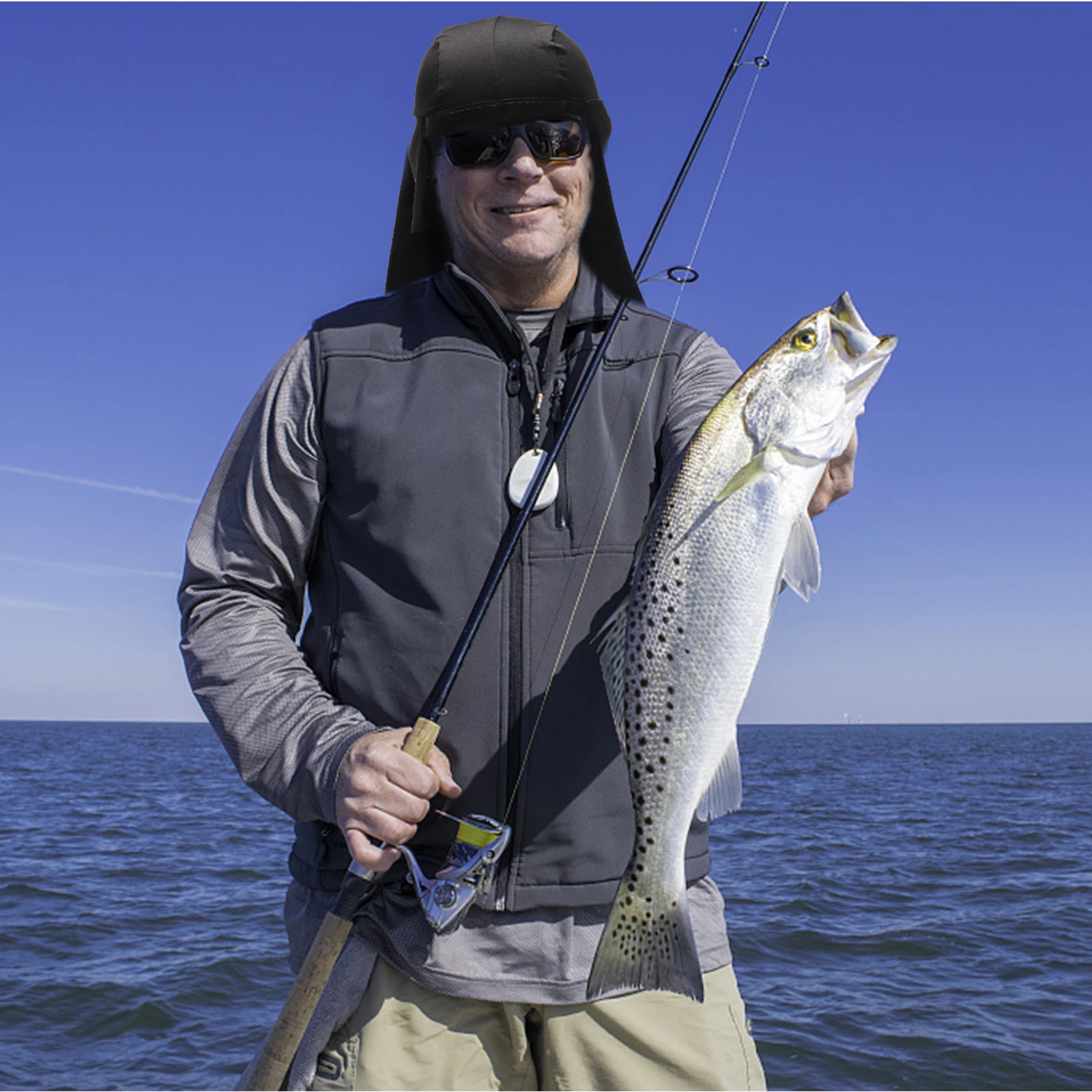 

Long Tail Sun Protection Hat Lightweight Breathable Outdoor UV Prevention Cap for Fishing Hiking Gardening Summer Casual Silk