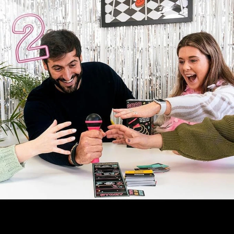 Game Collection Cards Cross Border New Product Lucky Egg Exciting Grab The Mic Board Game Featuring Bad Singers Hobby