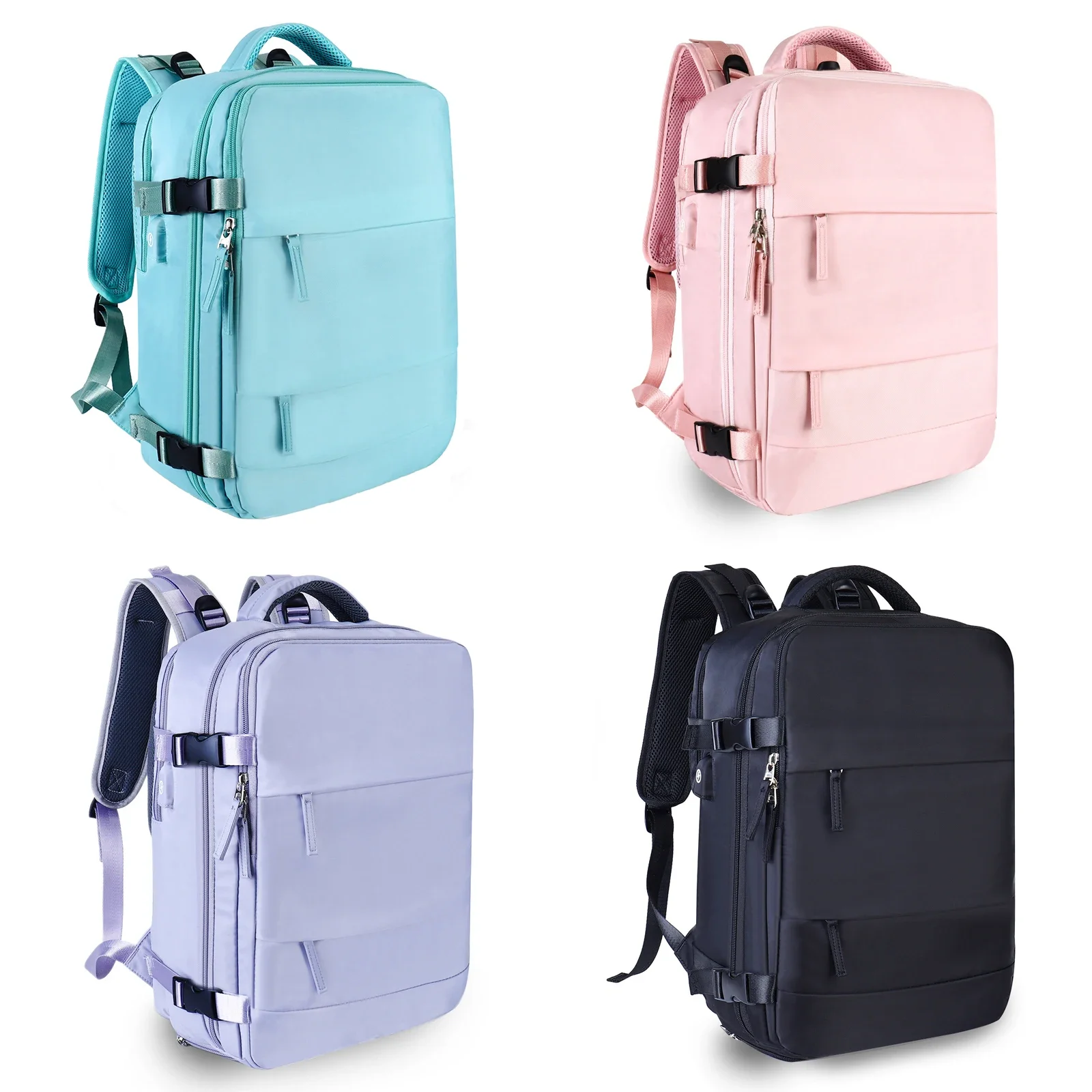 Women Travel Backpack Airplane Large Capacity Multi-Function Luggage Lightweight Waterproof Women\'s Casual Bag Notebook Bagpacks