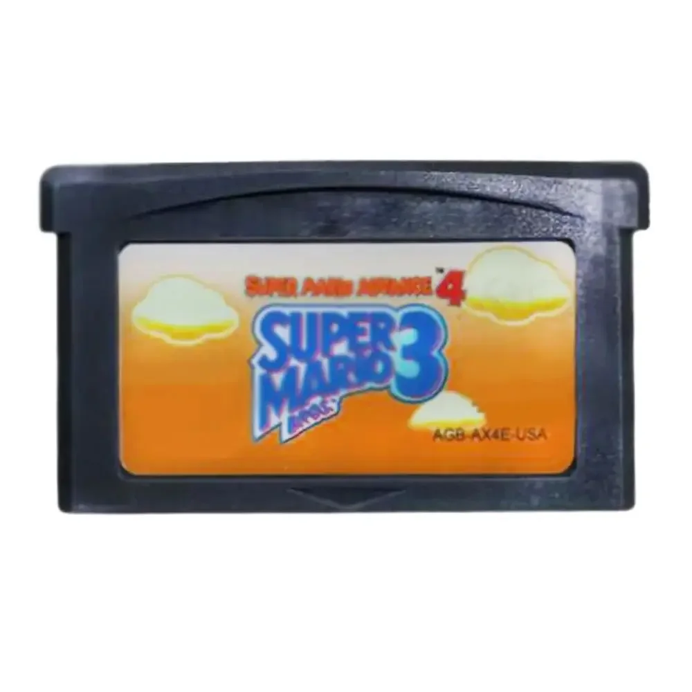 GBA Mario Game Cartridge 32 Bit Video Game Console Card Super Mario Advance Super Mario Bros Mario Kart for GBA