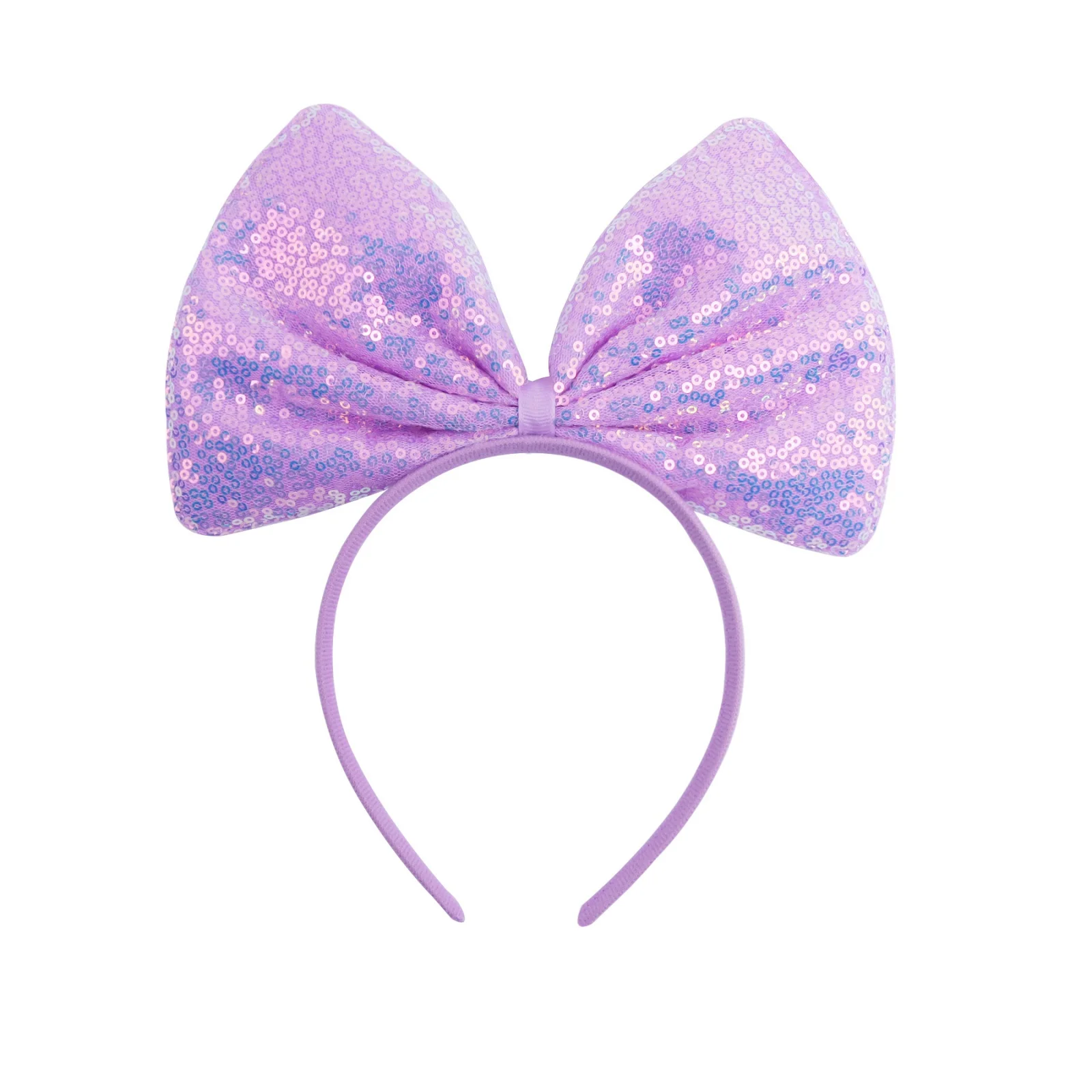 1 Stück Pferdeschleifen-Stirnbänder-Set, 6 Stück Bunte Glitzernde Haarbänder, Niedliche Kopfaccessoires für Mädchen, Perfekt für Partys & Verkleidungen – Detail 6