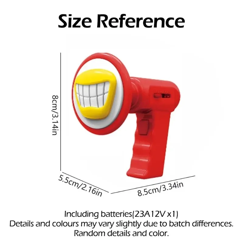 Children's Voice Changing Toy with 6 Sound Effects Role Playing Voice Speaker Handheld Amplifier Parody Fun Toy