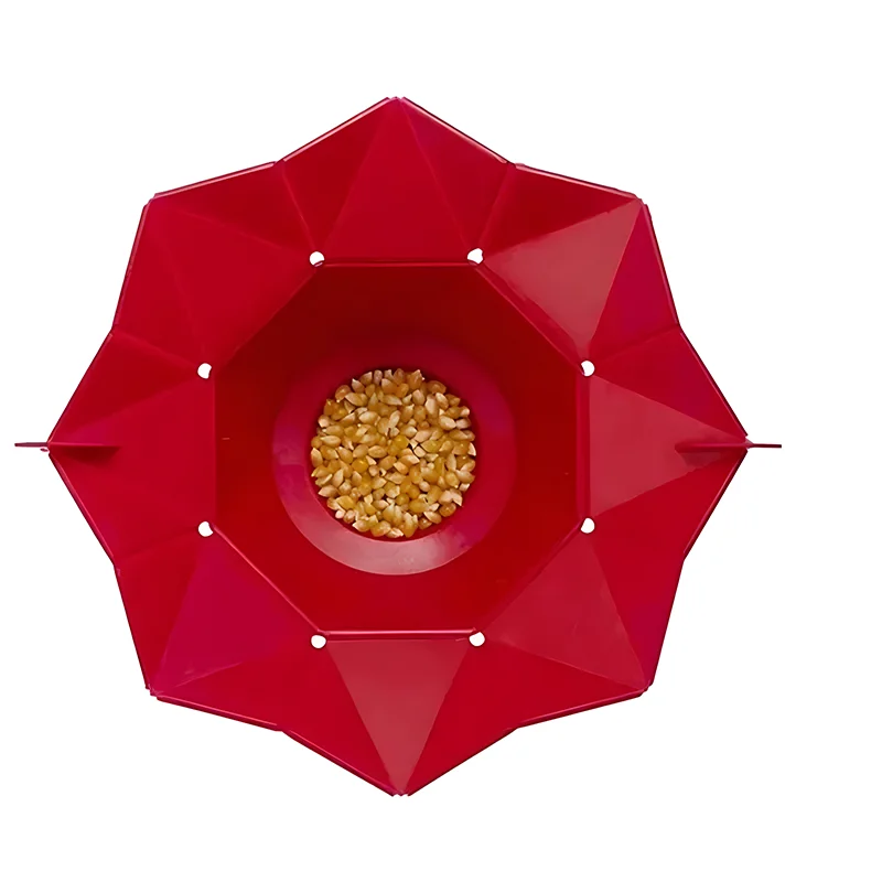 Foldable Microwave Popcorn Bowl DIY Silicone Popcorn Maker BPA-free with Lid Dishwasher Safe Kitchen Tools for Making Popcorn