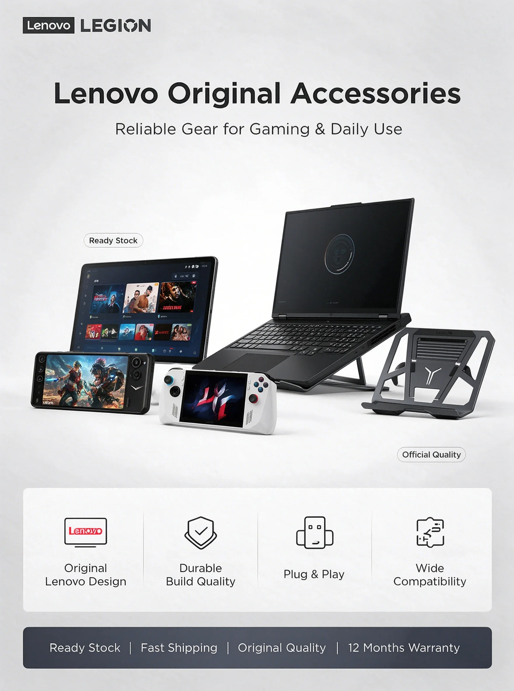 Lenovo Xiaoxin Pad Pro 13 2026 Gray Tablet 13 inch 3.5K 144Hz Snapdragon 8s Gen4 8+256GB 12+256GB 10200mAh 45W JBL Dolby Android