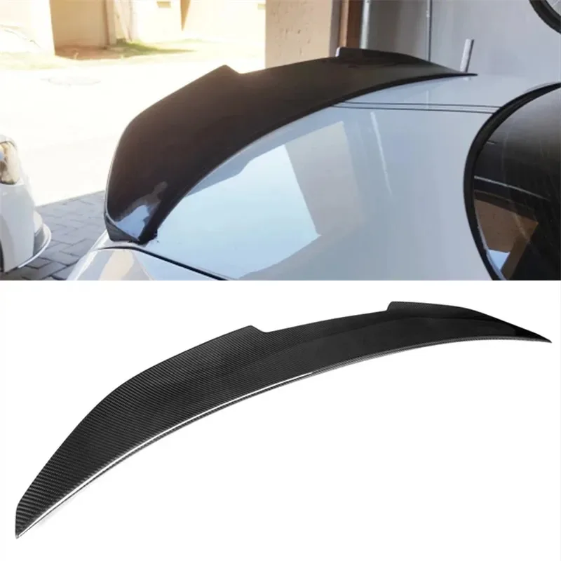 

For BMW M3 F80 Real Dry Carbon Fiber Tail Wing Wing Rear Trunk Lip Car Accessories Refit Decoration Spoiler Kit