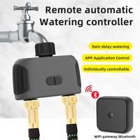 Tuya Bluetooth 2-Way Intelligent Water Timers Automatic Watering Controller Smart Garden Irrigation Sprinklers WiFi Gateway