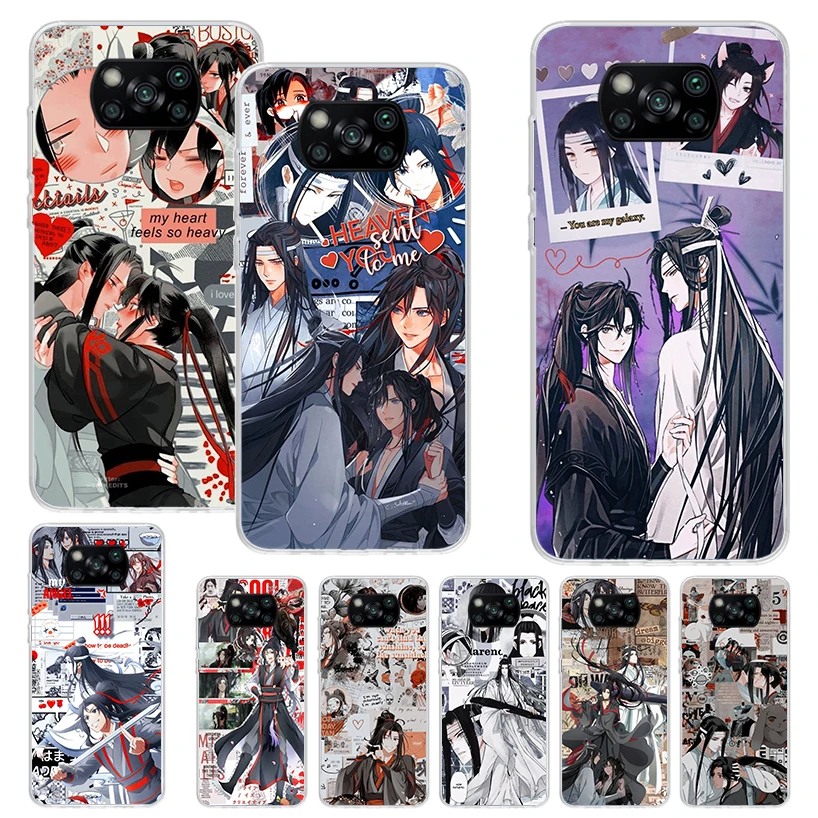 Mo Dao Zu Shi MDZS Manga Phone Case For Xiaomi Poco X3 Nfc X5 X6 Pro M5S M4 M3 F5 F4 F3 F2 F1 X4 GT Soft Cover Silicone Shell