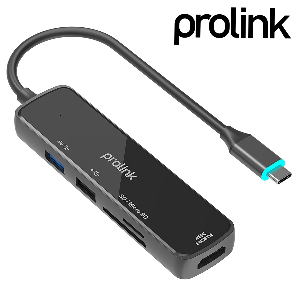 Pro Link WG508A USB3.0 Type C 5 in 1 Multi Hub