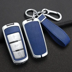 Zinc Alloy Car Key Case Cover For Vw Volkswagen CC Passat CC b6 b7 Protection Key Shell Skin Bag Only case Accessories