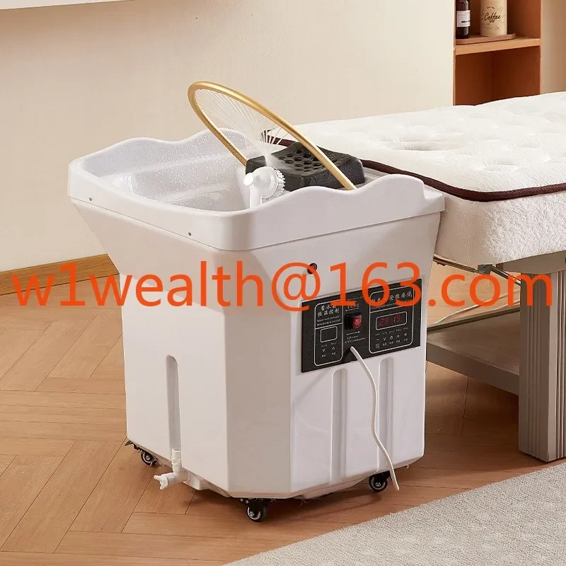 Head Care Fumigation Spa Machine, Mobile Shampoo Beauty Salon Ear Wash Water Circulation