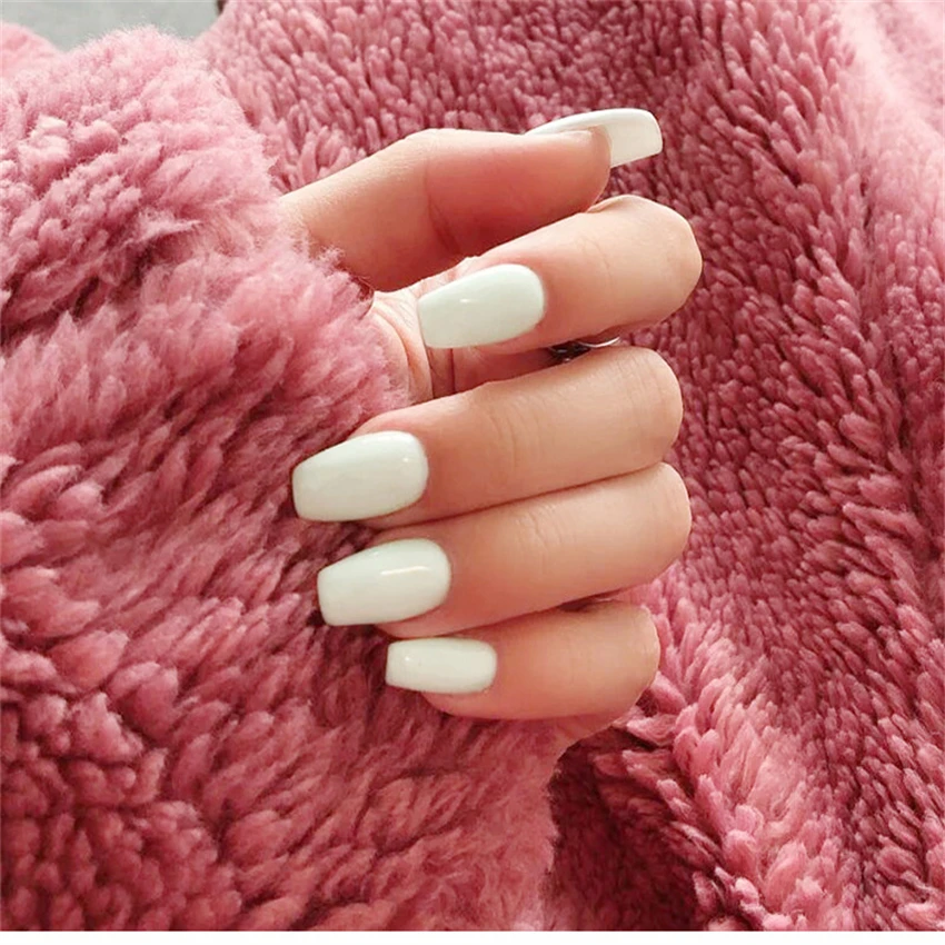 

24 шт./кор., разноцветная коллекция, накладные ногти, лестница для дизайна, наборы для ногтей, балетные типсы, съемный набор акриловых накладных ногтей