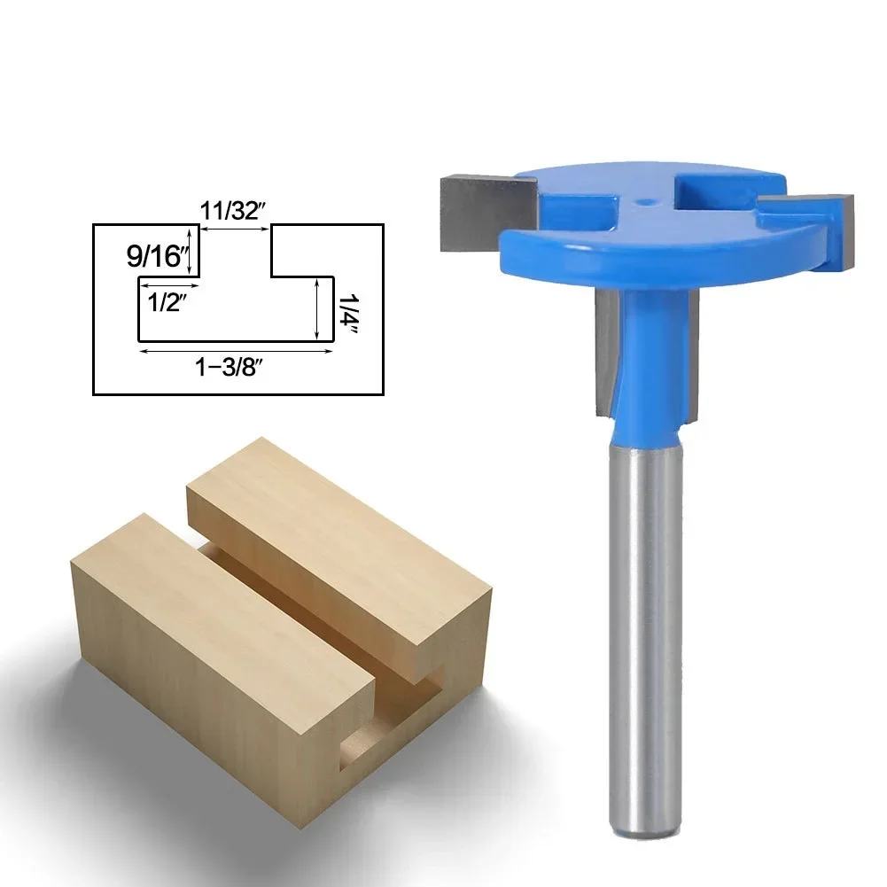 1pcs Top Quality T-Slot & T-Track Slotting Router Bit - 1/4