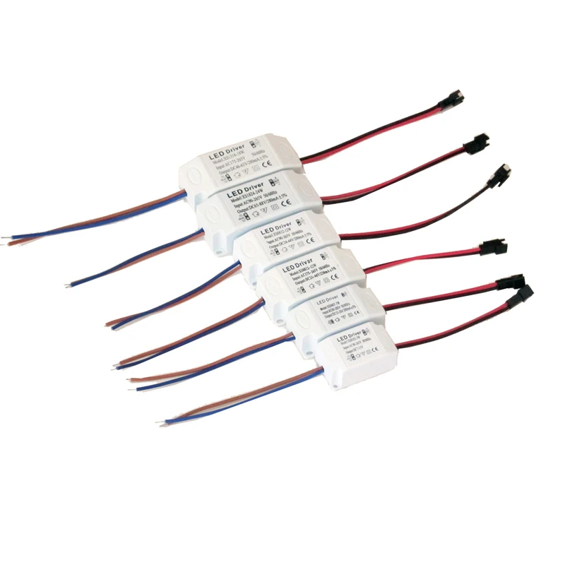

Драйвер светодиодный постоянного тока высокой мощности 3W, 4-7W, 8-12W, 13-18W, 18-24W для потолочных светильников и даунлайтов