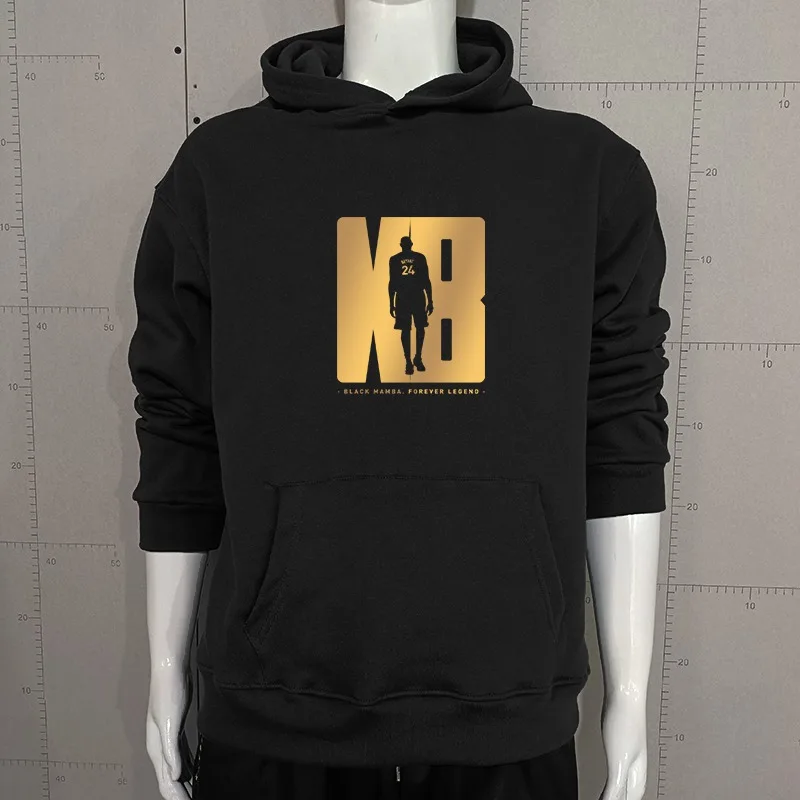 

Autumn Hooded Sweatshirt Adult Large Size Loose Sports Jacket Running Sports Men Couple Sportswear Fleece KB Letter Top