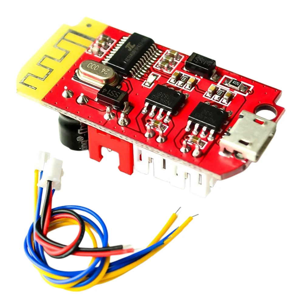 CT14 Micro 4.2 Stereo Bluetooth-compatible Power Amplifier Board Module 5W+5W Mini with Charging Port for DIY Modified Speaker