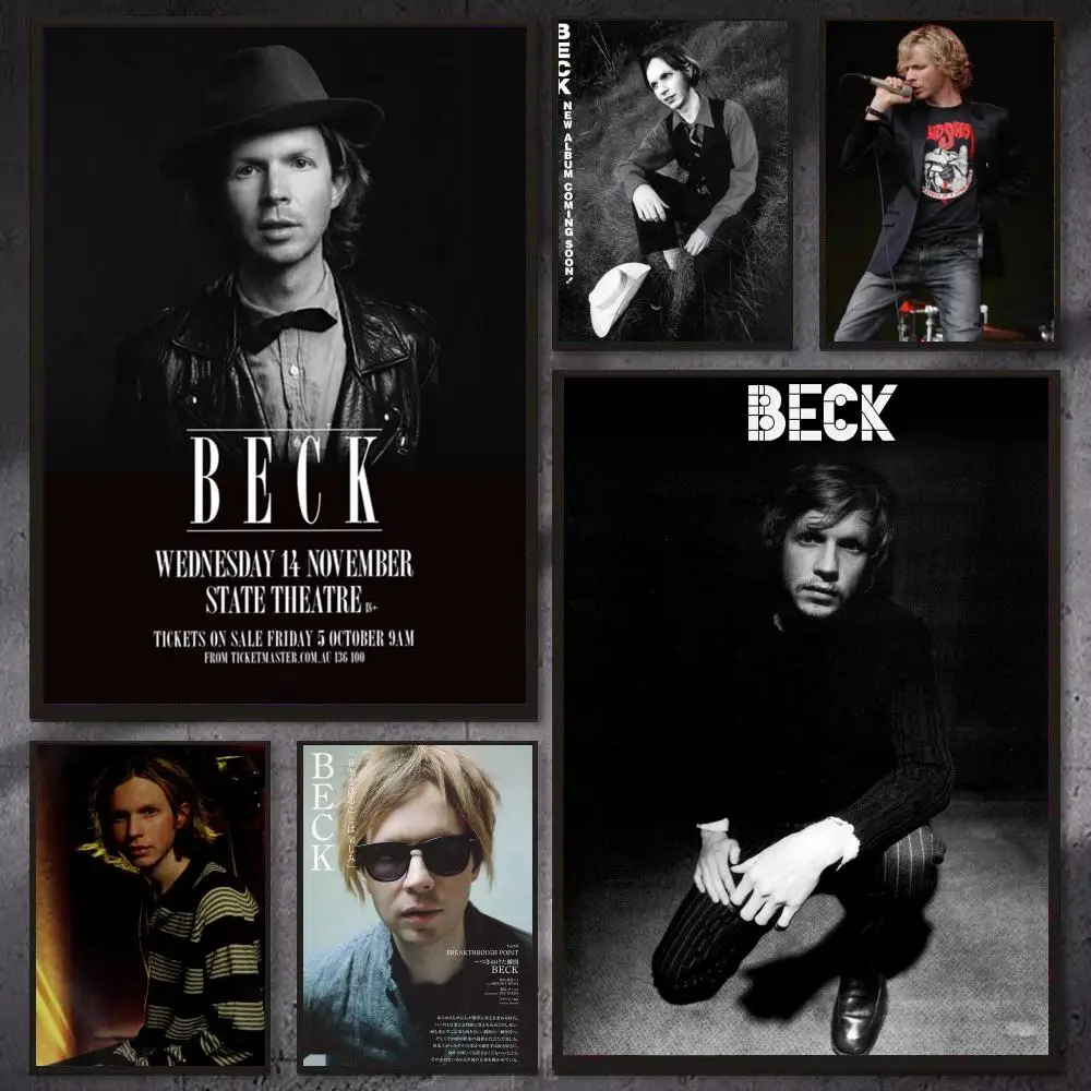 Alternative rock B-Beck Hansen Poster PP Wall Decor Posters Celebrity Art Prints Aesthetic Wall Art Bedroom Office Home Gift