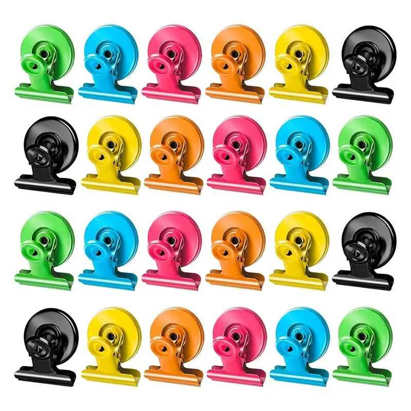 

PZHI-для холодильника, доски для тяжелых условий эксплуатации, 24 шт., магнитные зажимы, милые магнитные зажимы, красочные