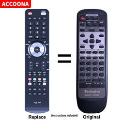 Remote control EUR646489 for Technics SAG78 SADX830 SCS3250 SA-AX530