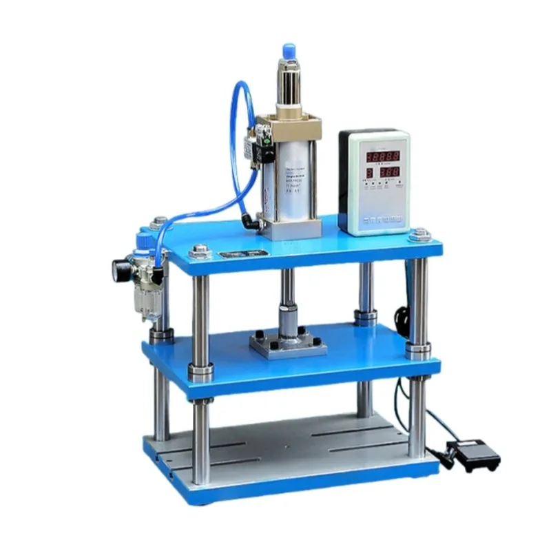Three Plate Four Column Sliding Table Pneumatic Punch Press Mini Pneumatic Stamping Pressure Machine Hardware Punching Tool