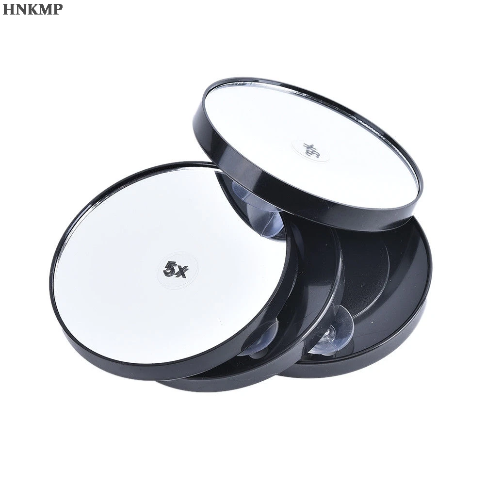 TSHOU553 Black 3/5/10/15X Magnifying Make Up Shaving Beauty Mirror Travel Bathroom Shower Suction Cup Beauty Mirror