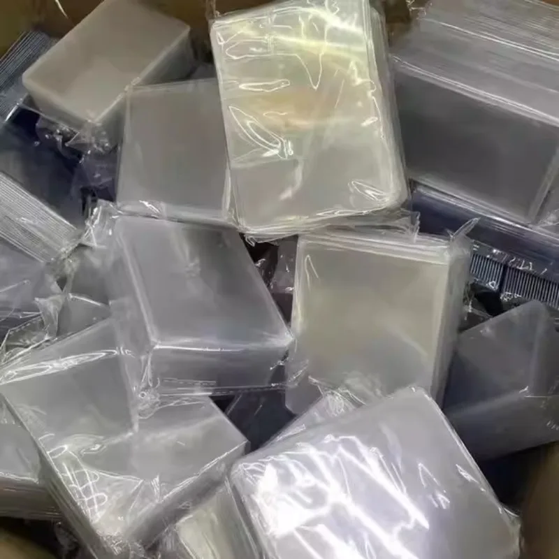 10-100 pçs claro pvc protetor pequeno cartão manga de plástico duro capa de foto para colecionável titular do cartão de negociação acessórios diy