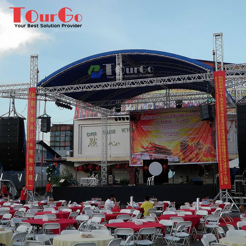 تروس سقف مسرحية من الألومنيوم معتمدة من TUV مقاس 300 مم #5