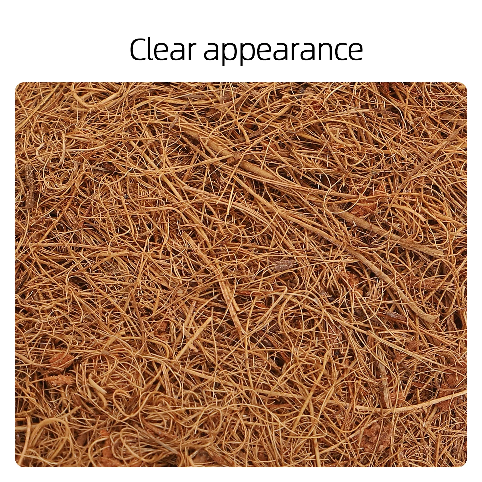 

Plant Fiber Coconut Fiber Reptile Bed Mat Strong Filtration Permeable Easy Cleaning Anti- Abdominal Water