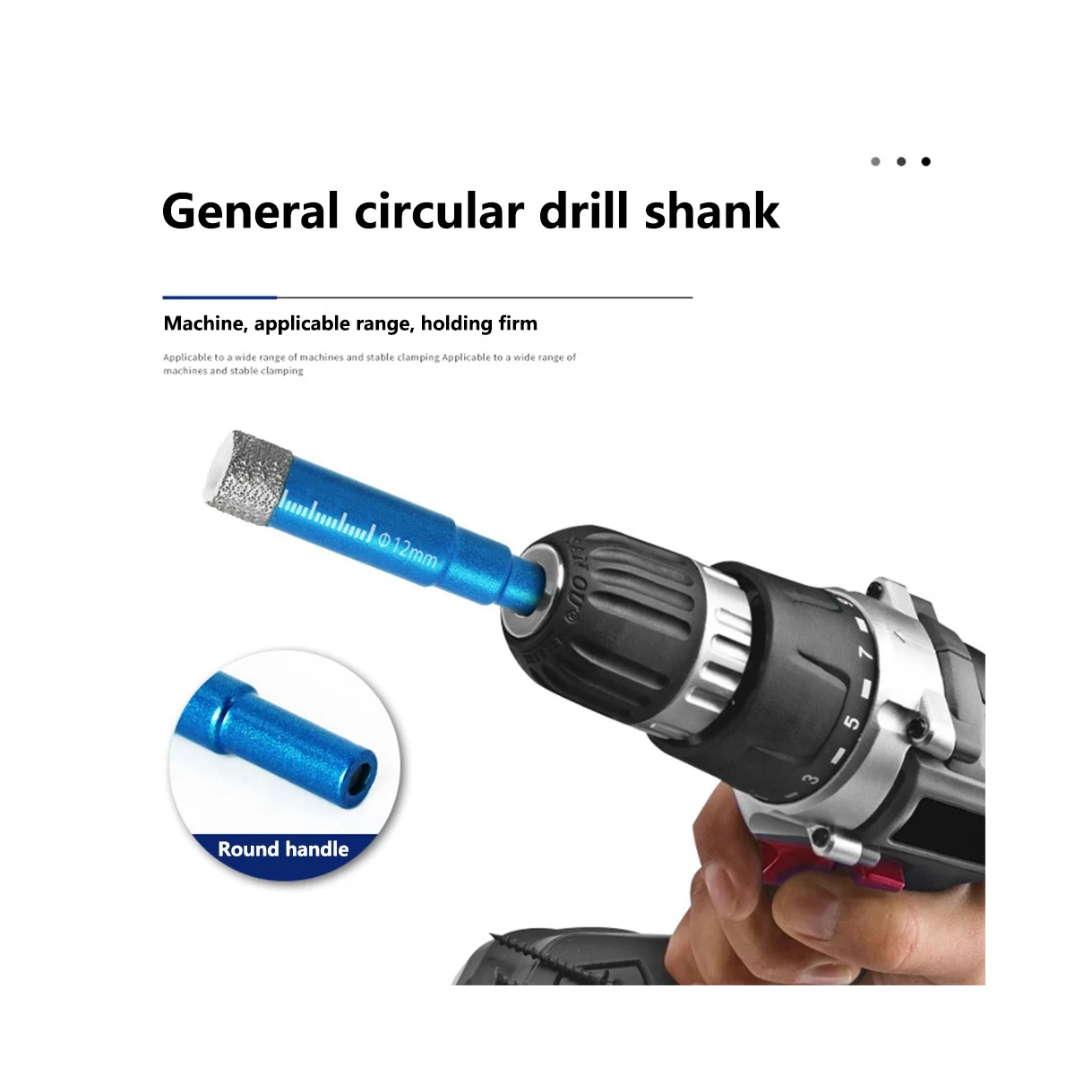 ที่เปิดรูเชื่อมกระเบื้องเซรามิกทั้งหมดเจาะรูที่เปิดด้วยแก้วสว่านเจาะเพชร7ชิ้น