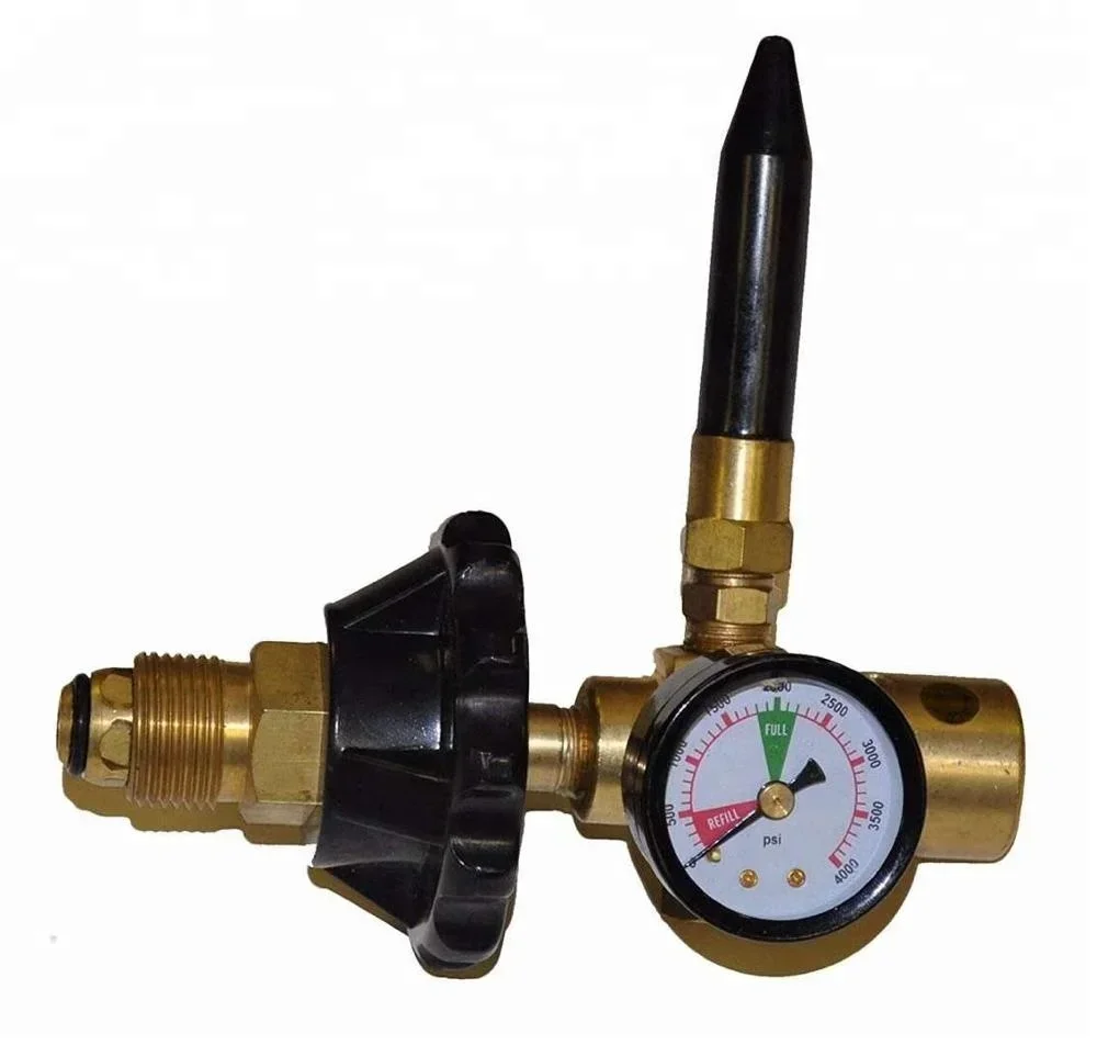 

Top selling brass helium pressure gas regulator for Balloon inflator regulator