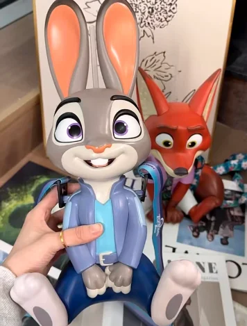 

New Original Zootopia2 Co Branded Cup Movie Peripheral Water Cup-Shaped Cups Straw Cup-Shaped Cute Cup Desk Decor Fans Gifts